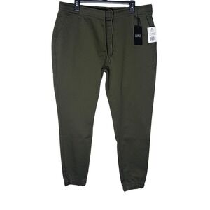 Caliville Mens XXL Army Green Jogger Pants Drawstring Utility ST-6065AGXXL NWT